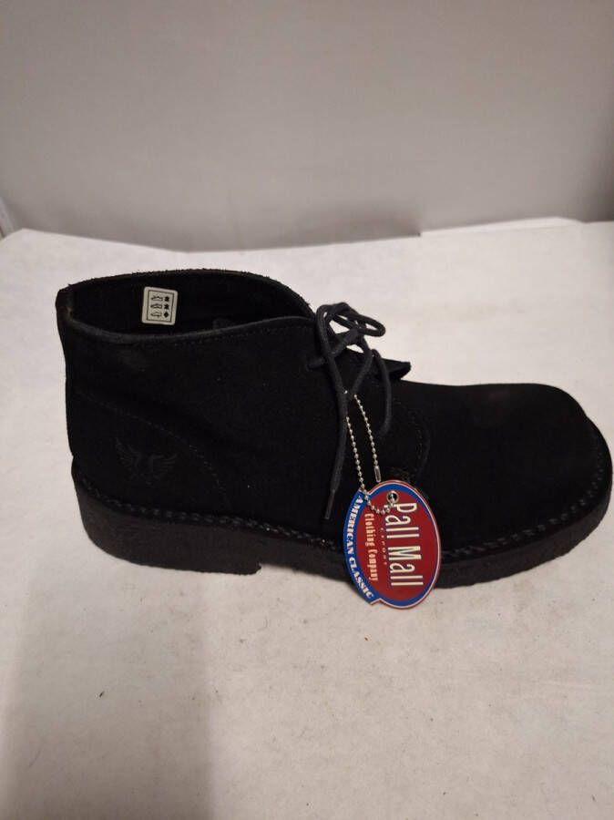 PALLMALL VALENCIA BLACK SUEDE VETERBOOTS