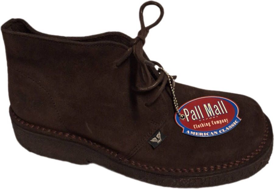 PALLMALL VALENCIA DARK BROWN SUEDE VETERBOOTS