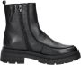 Palpa Stijlvolle Luisa Dameslaars van Leer Black Dames - Thumbnail 1