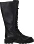 Palpa Stijlvolle zwarte leren veterschoenen Black - Thumbnail 5