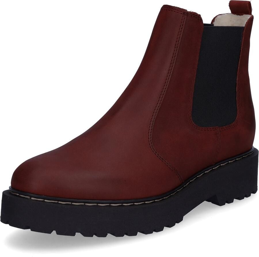 Palpa dames Chelsea-laars bordeaux
