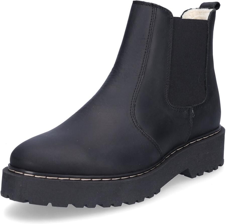 Palpa dames Chelsea-laars zwart