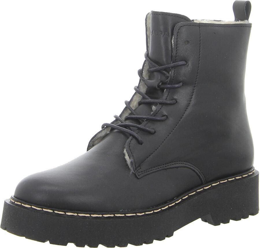 Palpa F8280_10 SAUVAGE MILITARY BLACK TEDDY dames laarzen zwart