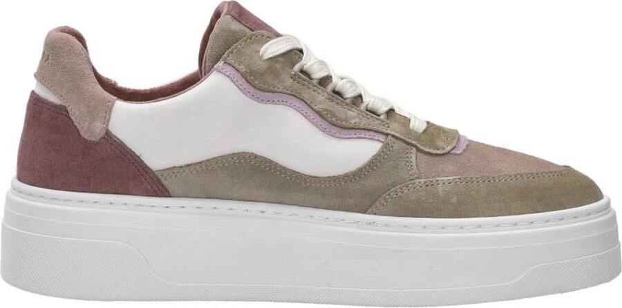 Palpa Beige Paarse Platform Sneakers Multicolor Dames - Foto 2