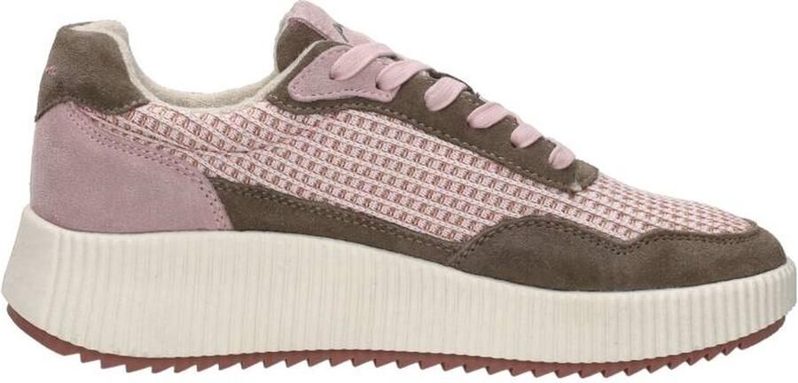 Palpa Beige Paarse Platform Sneakers Multicolor Dames - Foto 4