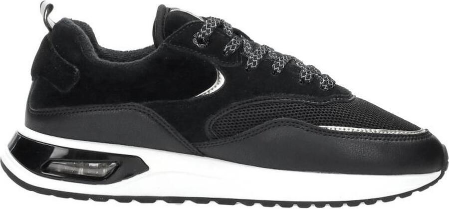 Palpa Zwarte Textiel Platform Sneaker Black Dames - Foto 3