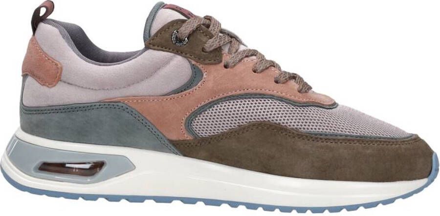 Palpa Beige Paarse Platform Sneakers Multicolor Dames