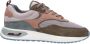 Palpa Beige Paarse Platform Sneakers Multicolor Dames - Thumbnail 1