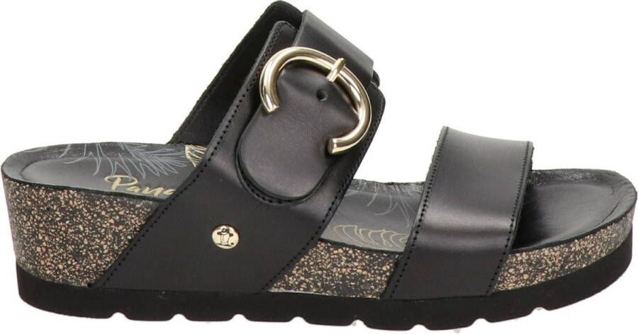 Panama Jack Catrina B4 Sandalen Met Sleehak Zwart