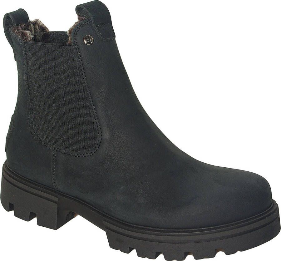 Panama Jack Chris chelsea nobuck negro black