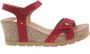 Panama Jack Sandaal Julia B54 Velour Rojo Red - Thumbnail 3