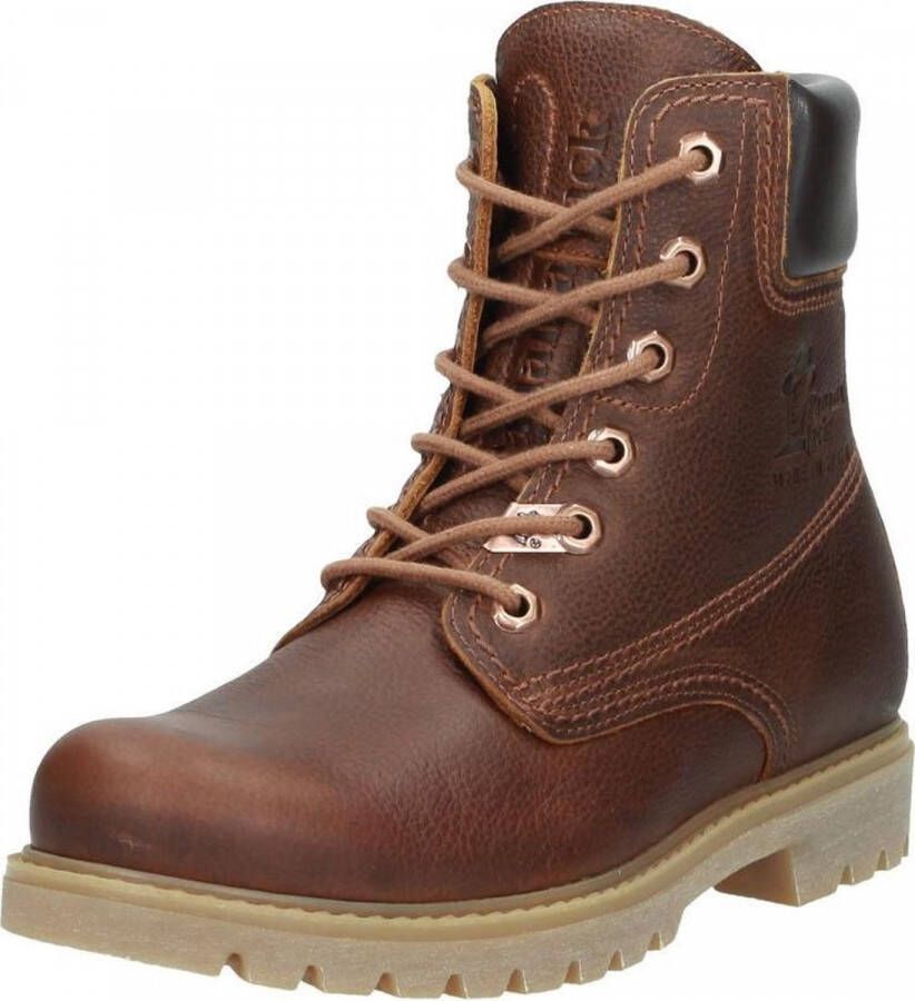 Panama Jack Veterschoenen hakken veterschoenen outdoorschoen met decoratieve naden