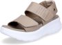 Panama Jack Platte Sandalen met Bandjes Brown Dames - Thumbnail 1