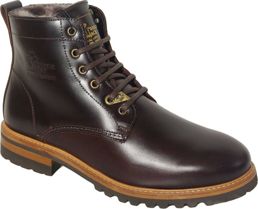 Panama Jack Emery Igloo enkellaarsjes napa marron brown