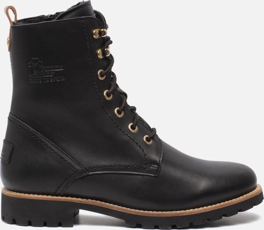 Panama Jack Fara Igloo Trav B1 napa Black Dames Veterboots Zwart - Foto 5