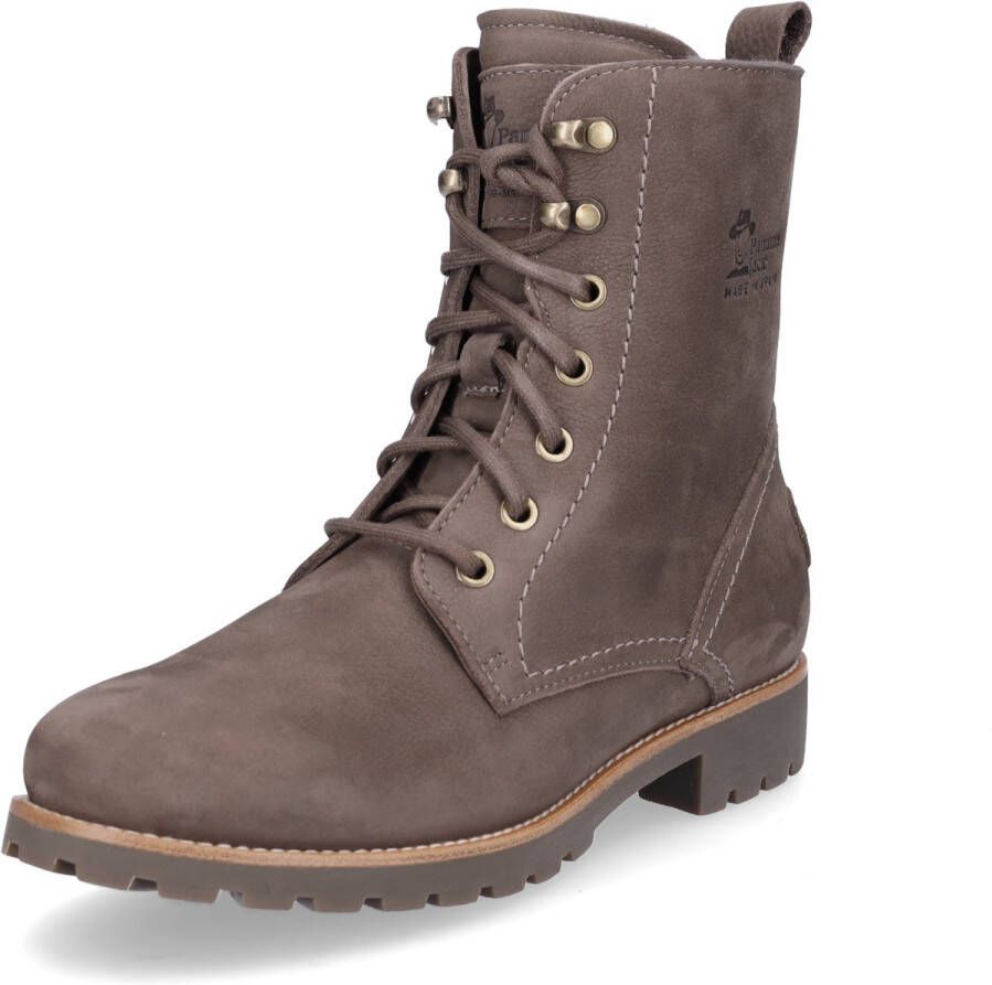 Panama Jack FARA IGLOO TRAV B5 Volwassenen VeterlaarzenHoge sneakersDames veterschoenenHalf-hoge schoenen Grijs