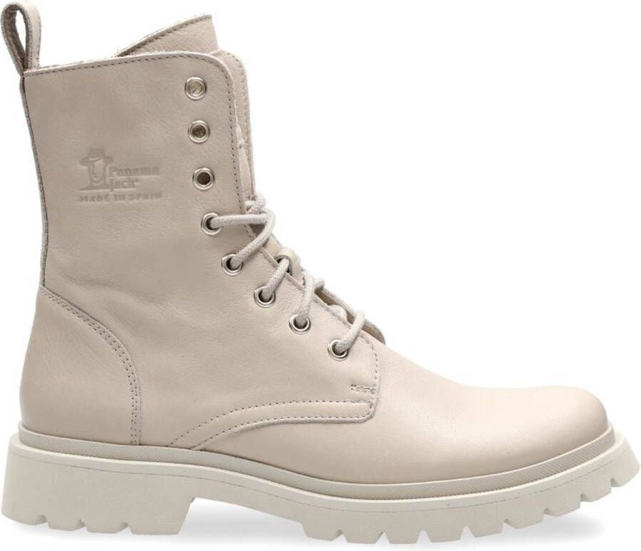 Panama Jack FLORIDA B2 Lichtgrijze halfhoge trendy veterboots