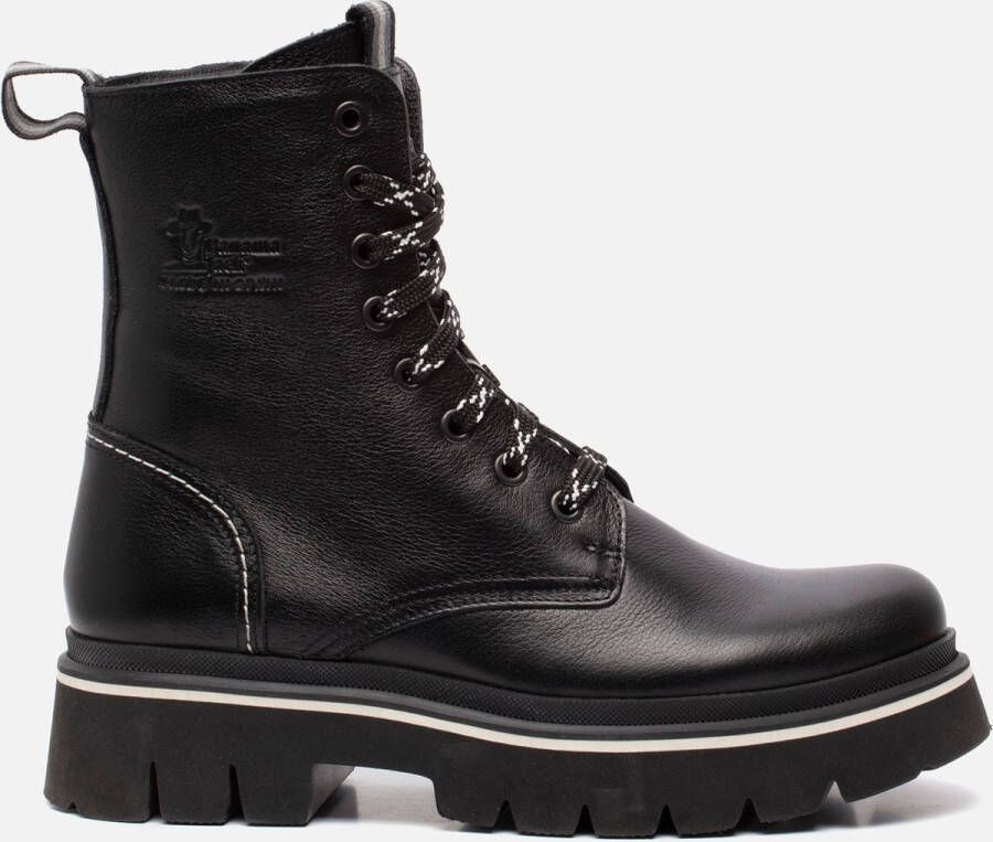 Panama Jack Fortune B5 veterboots zwart Leer