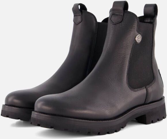 Panama Jack Francesca B1 Chelsea boots zwart Leer Dames
