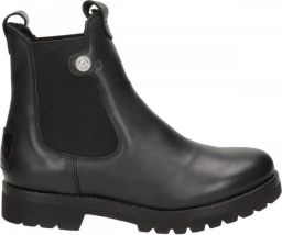 Panama Jack Chelsea-boots Francesca Igloo Enkellaars boots blokhak profielzool met lamsvachtvoering