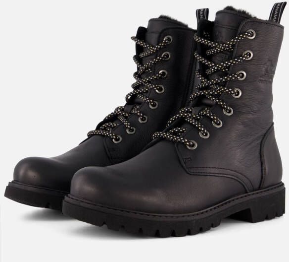 Panama Jack Frisia B1 veterboots zwart Leer Dames