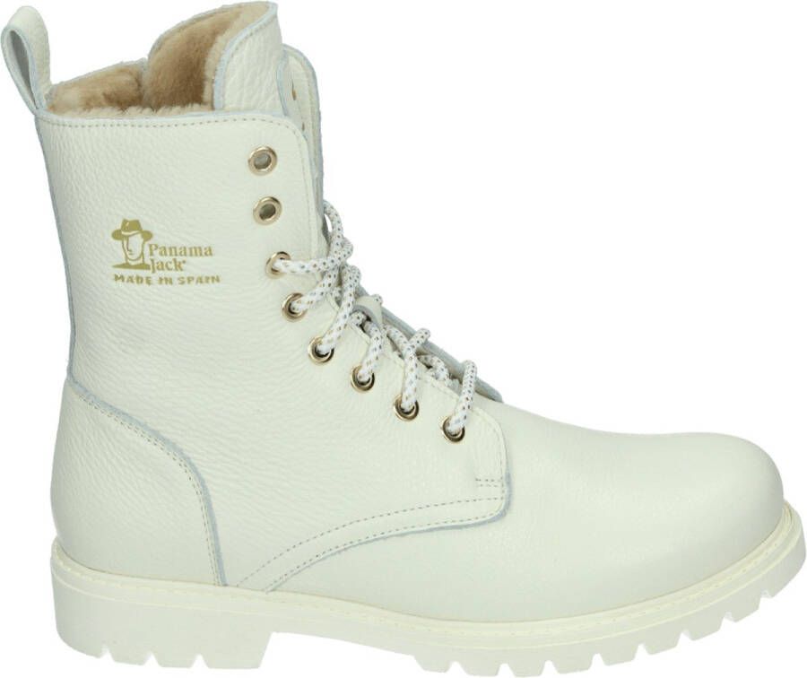 Panama Jack FRISIA IGLOO B1 Volwassenen VeterlaarzenHalf hoge schoenen Kleur Wit beige