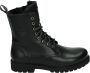 Panama Jack FRISIA~IGLOO~B3~~~~~~~~~~~~~~~ Hoge sneakersVeterlaarzenDames veterschoenenDames sneakersHalf-hoge schoenen Zwart - Thumbnail 1