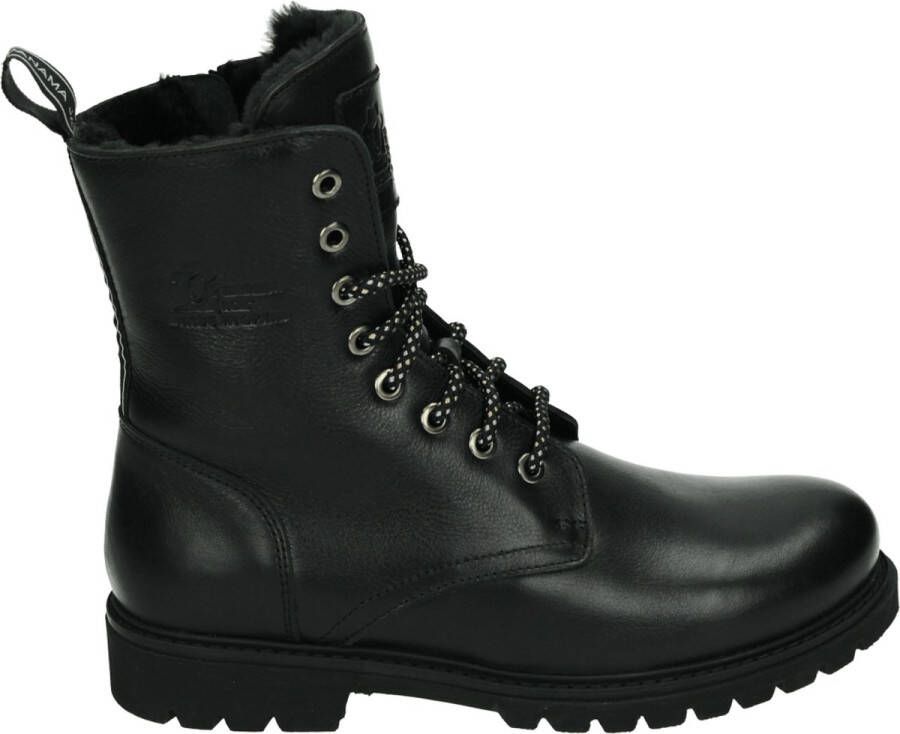 Panama Jack FRISIA~IGLOO~B3~~~~~~~~~~~~~~~ Hoge sneakers Veterlaarzen Dames veterschoenen Dames sneakersHalf-hoge schoenen Zwart