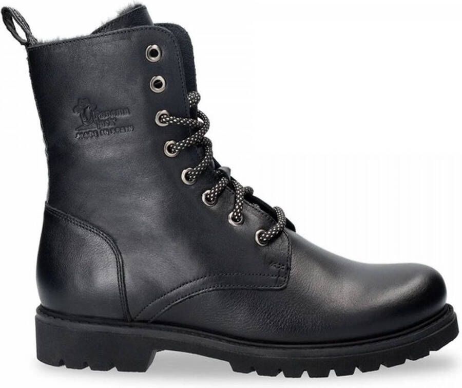 Panama Jack FRISIA~IGLOO~B3~~~~~~~~~~~~~~~ Hoge sneakersVeterlaarzenDames veterschoenenDames sneakersHalf-hoge schoenen Zwart