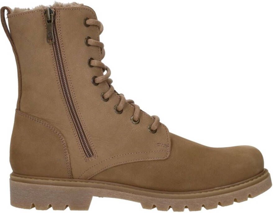 Panama Jack Frisia B30 Nobuck Dameslaarzen Taupe