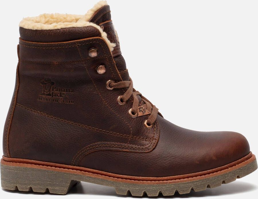 Panama Jack P03 AVIATOR C23 Volwassenen Heren sneakersVrije tijd half hoog Kleur Bruin - Foto 2