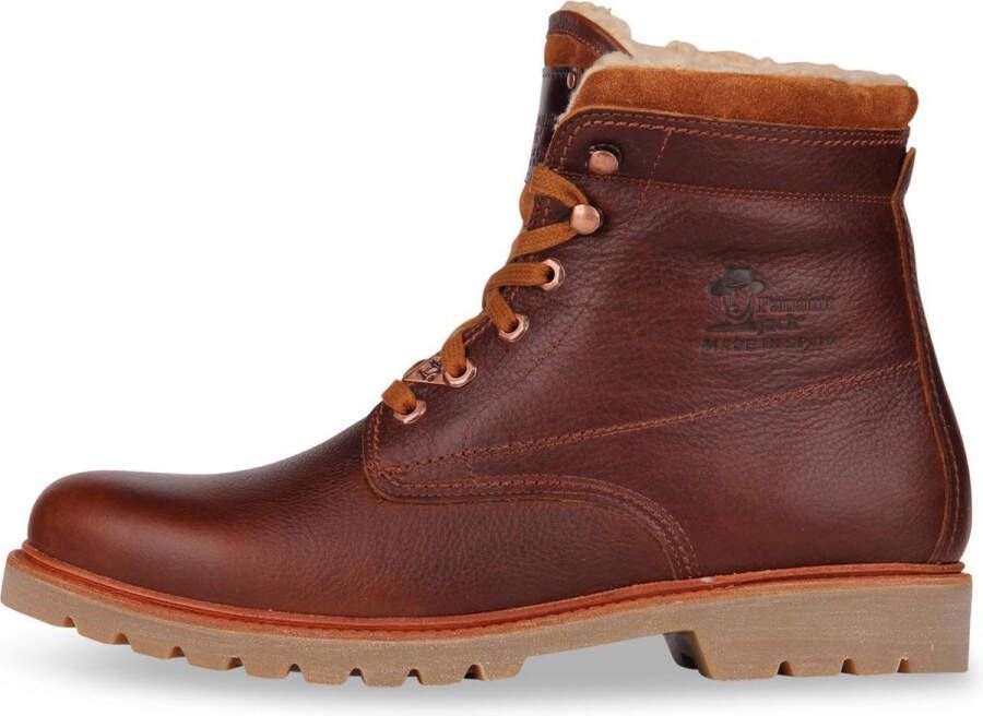 Panama Jack P03 AVIATOR C23 Volwassenen Heren sneakersVrije tijd half hoog Kleur Bruin - Foto 4