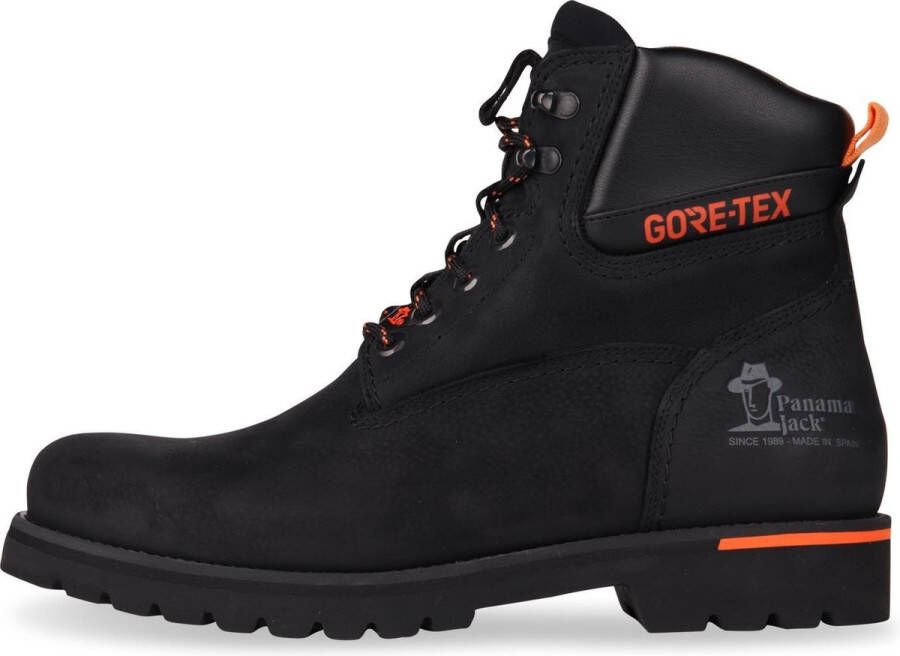 Panama Jack Heren Veterschoenen PJ Amur GTX Urban C1 Nobuck Negro Black Zwart