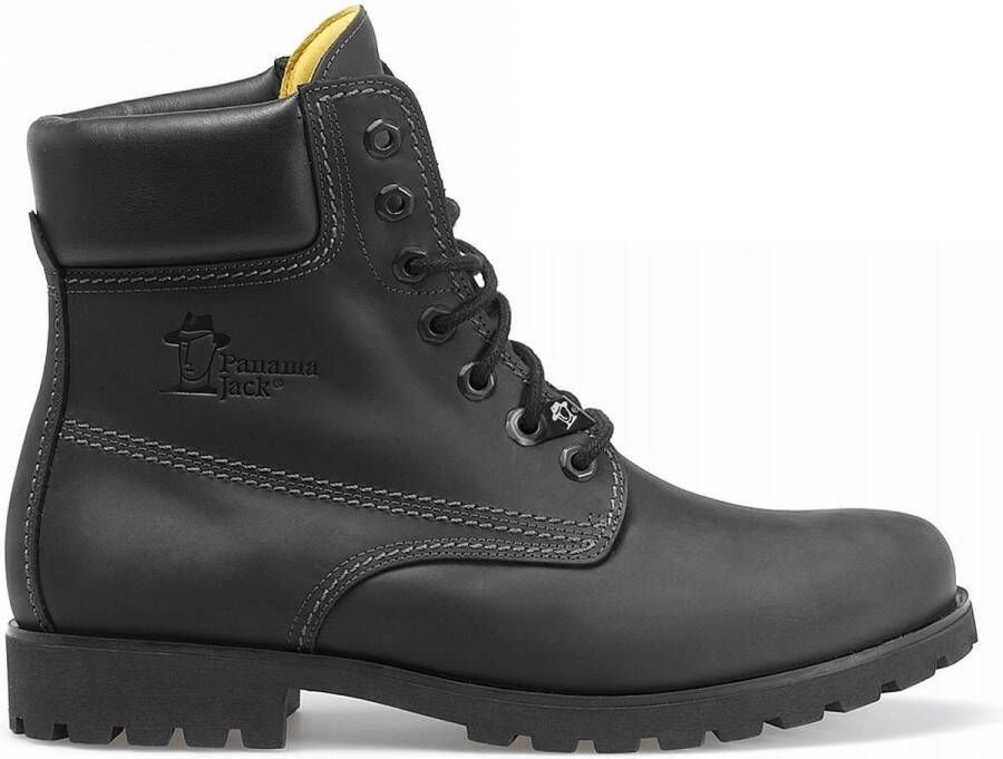 Panama Jack Heren Veterschoenen Panama 03 Napa Grass Black Black Zwart