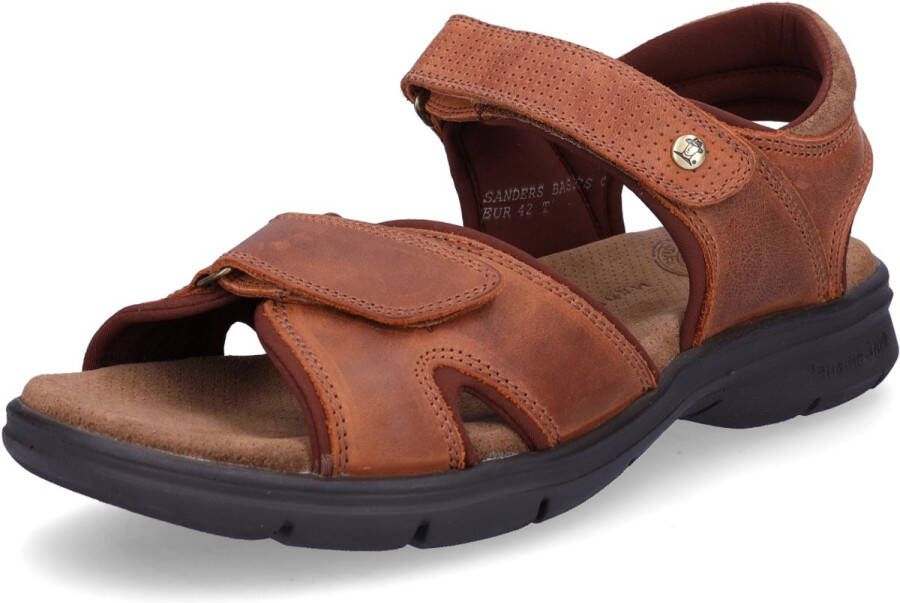 Panama Jack Comfortabele platte sandalen voor mannen Brown Heren
