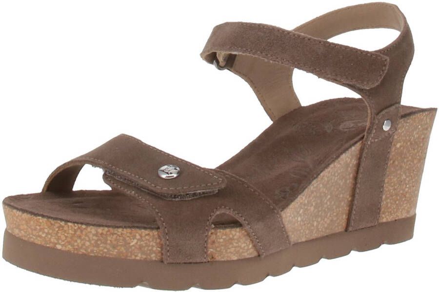 Panama Jack Julia B73 Velour Damesschoenen sandalen Steen