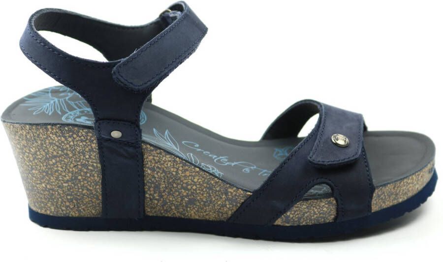 Panama Jack JULIA BASICS B10 Volwassenen Sandalen met hakDames Sandalen Blauw