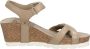 Panama Jack Julia Sandalen Met Sleehak Dames Taupe - Thumbnail 2