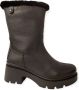 Panama Jack Zwarte Winter Lange Laarzen Chunky Stijl Black Dames - Thumbnail 2