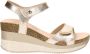 Panama Jack Gouden Metallic Sleehak Sandaal voor Vrouwen Multicolor Dames - Thumbnail 5