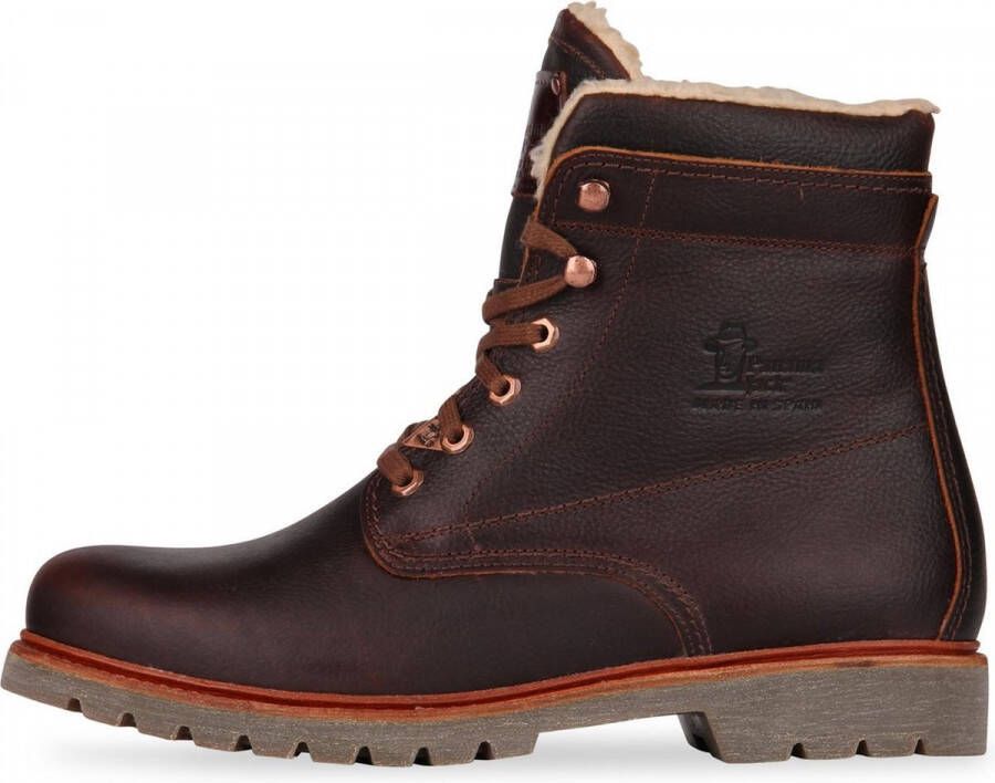 Panama Jack P03 AVIATOR C23 Volwassenen Heren sneakersVrije tijd half hoog Kleur Bruin - Foto 3