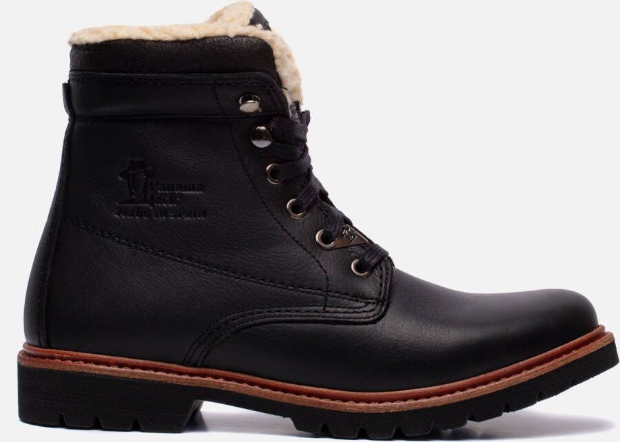 Panama Jack Heren Veterschoenen 03 Aviator C2 Napa Grass Negro Black Zwart
