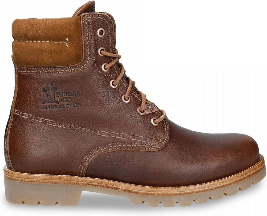 Panama Jack Bruine Igloo Winterlaarzen met Echt Leer en Lamswollen Voering Brown Heren