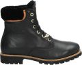Panama Jack Winterlaarzen lace-up boots ankle boots with logo embossing - Zwart