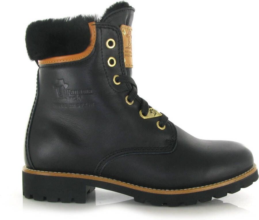 Panama Jack Panama 03 Veterboots Dames -Zwart