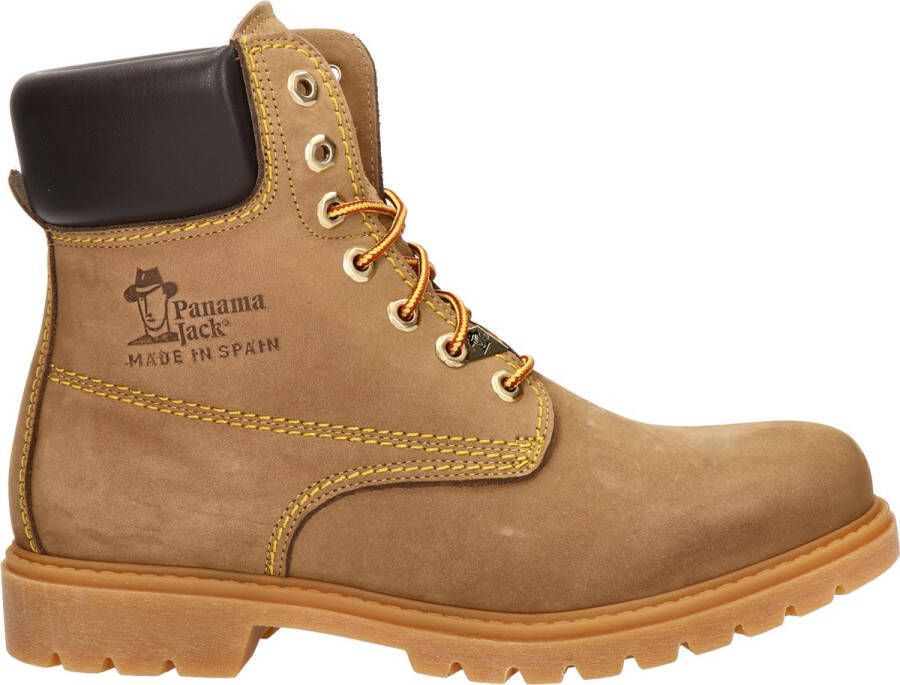 Panama Jack Winterlaarzen winter-enkellaars veterschoenen outdoorschoenen met contrastafwerking
