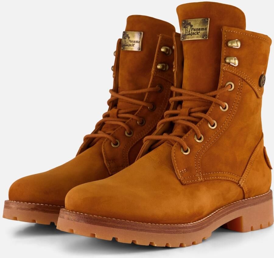 Panama Jack Benissa B1 Veterboots Warm Cognac Nubuck Dames Warm Cogna - Foto 4
