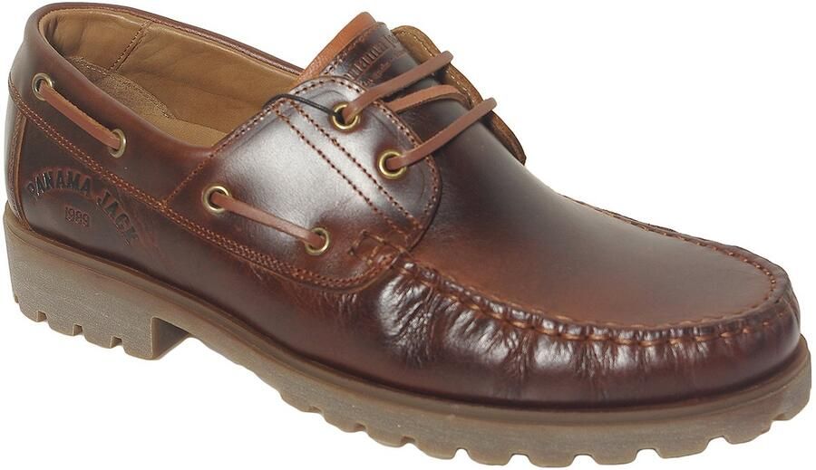 Panama Jack Boat veterschoenen pull-up cuero bark