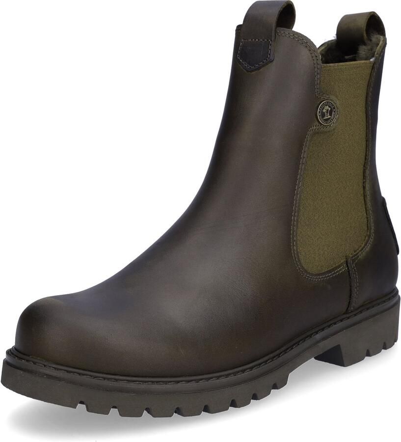 Panama Jack dames Chelsea-laars khaki