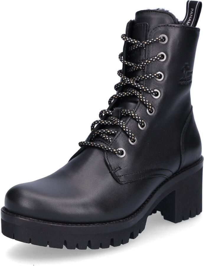 Panama Jack dames enkellaars zwart